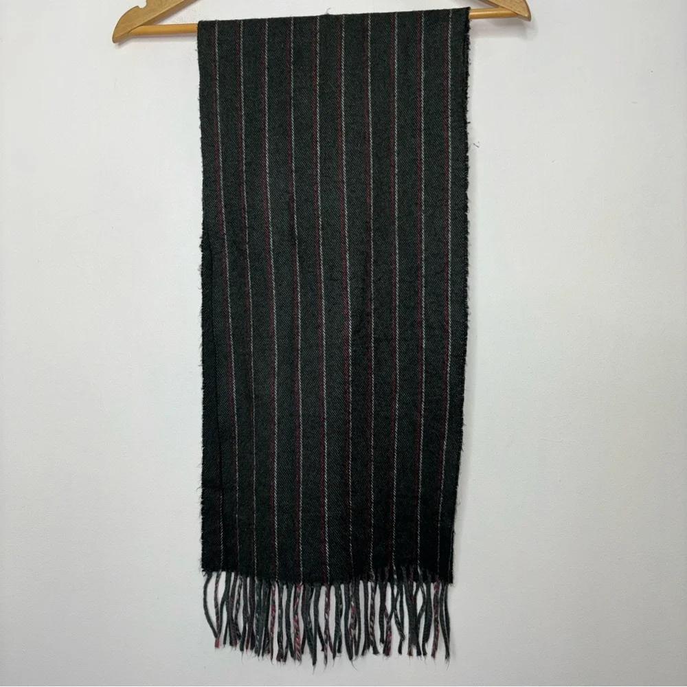 Vintage Christian Dior Scarf Stripe Cashmaire 12